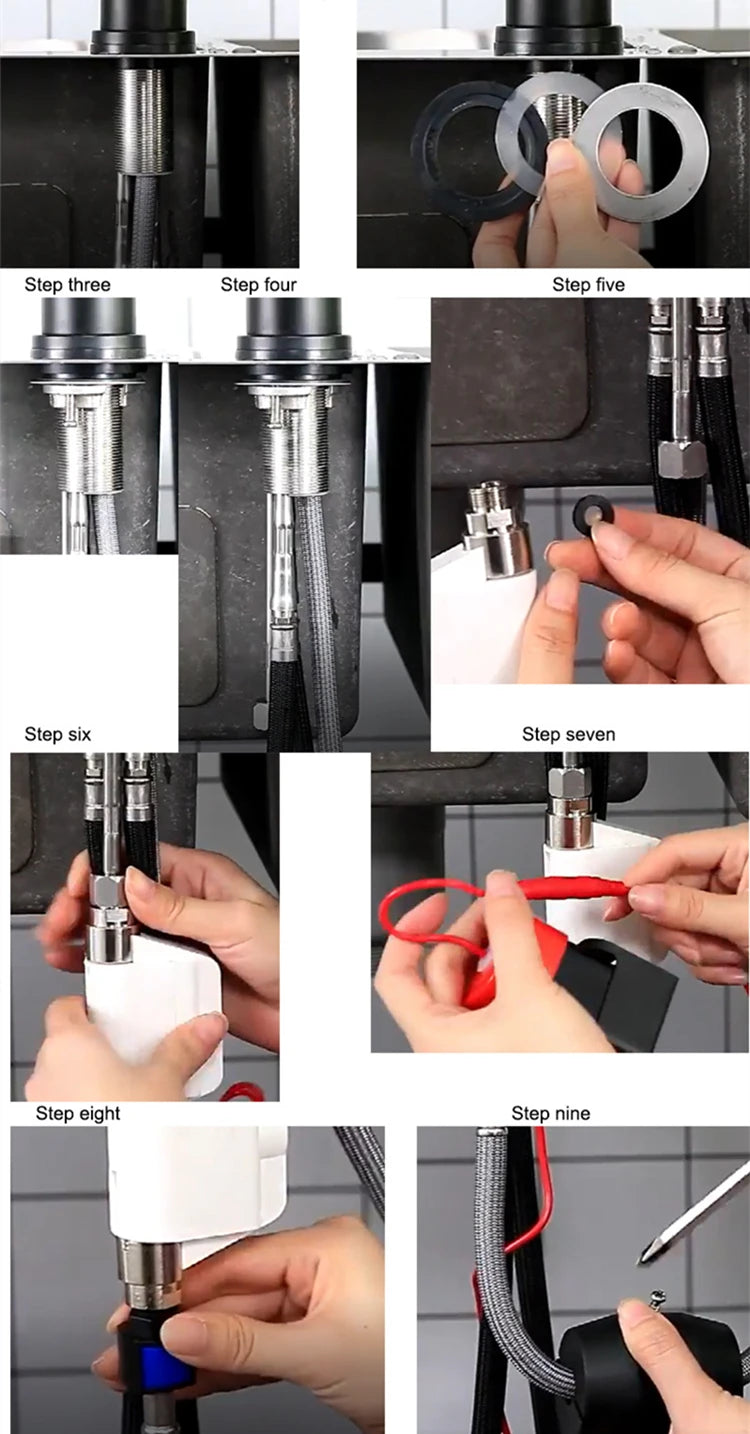 Black Pull Out Sensor Kitchen Faucet Touch Control Faucet 2 Function Mixer For Sink Tap Sprayer Single Handle Mixer Tap