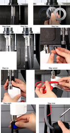 Black Pull Out Sensor Kitchen Faucet Touch Control Faucet 2 Function Mixer For Sink Tap Sprayer Single Handle Mixer Tap