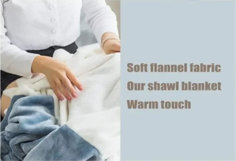 Cartoon Shark Blanket Cover Sleeping Bag Pajamas Office Nap Fabric Mermaid Winter Shawl for Children Adult Homewear Couple Pink