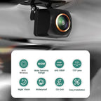 Wireless Car Dash Cam Waterproof Auto Rear View Camera 170 Degree 1080P HD Night Vision WiFi Reversing Camera Auto Accessories