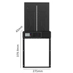 Ușă automată pentru coteț de găini, alimentată solar și prin USB – 4 moduri de funcționare, cu temporizator și senzor de lumină