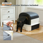 Toaletă portabilă pliabilă pentru pisici – Cu sertar, capac și lopățică, anti-miros, curățare rapidă, ideală pentru interior