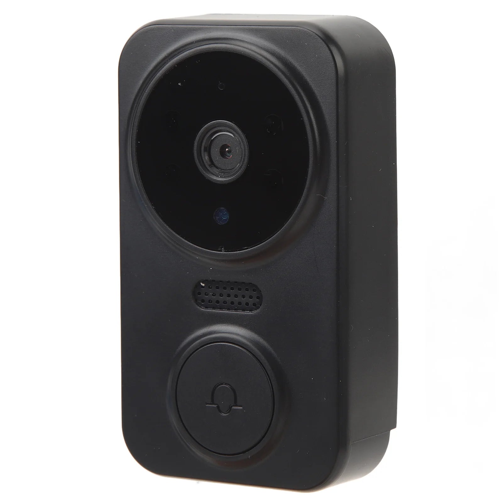 Sonerie video inteligentă WiFi 2.4G cu ecran și interfon vizual wireless – Monitorizare video HD, comunicație bidirecțională și viziune pe timp de noapte