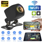 Wireless Car Dash Cam Waterproof Auto Rear View Camera 170 Degree 1080P HD Night Vision WiFi Reversing Camera Auto Accessories