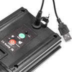 12M 30 LEDS  G40 Solar String Lights Outdoor Patio Lights Solar & USB Powered Waterproof Globe Hanging Lights with Shatterproof