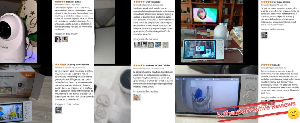 2K Wi-Fi Baby Monitor,3MP Baby Surveillance Security Camera with 5.5'' LCD Screen,Motion Detection/Crying, PTZ Control, APP