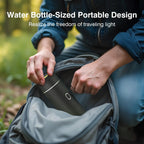 Portable espresso machine, coffee maker for on the go, 3-in-1 rechargeable coffee maker for the car, compatible with ground coff