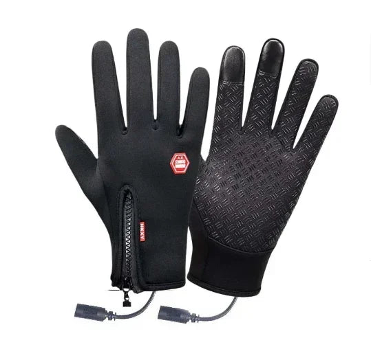 Winter Warm Rechargeable Electric Liner Heated Gloves Outdoor Riding Skiing Motorcycling Gloves Cycling Accessories Hand Warmer