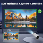 2025 Upgraded HY300PRO Mini Projector with WiFi& BT, Portable Projector 1080P/4K Support, Auto Keystone, Smart Android Proyector