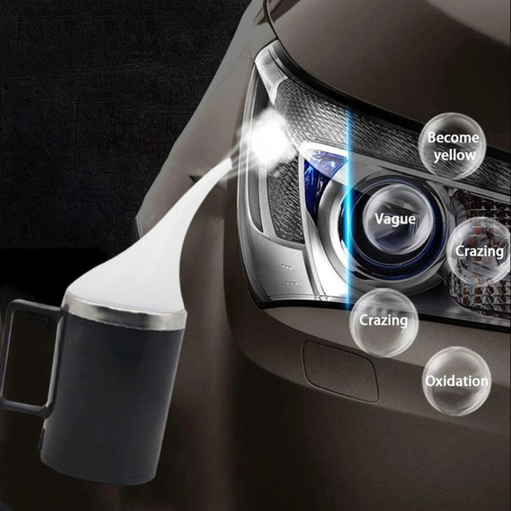 Repair Liquid Polymer Kit Car Headlight Renovation Kit Polishing Agent Scratch Remover Car Headlight Recovery Lamp Repair Kit