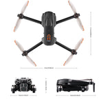 Podofo New Drone 4k Dual Camera  Mini Helicopter Quadcopter Toy Obstacle Avoidance Foldable RC Drone Headless Mode Mini Drones