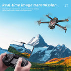 Podofo New Drone 4k Dual Camera  Mini Helicopter Quadcopter Toy Obstacle Avoidance Foldable RC Drone Headless Mode Mini Drones