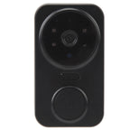 Sonerie video inteligentă WiFi 2.4G cu ecran și interfon vizual wireless – Monitorizare video HD, comunicație bidirecțională și viziune pe timp de noapte