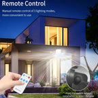 Solar Floodlight Outdoor Motion Sensor Solar Power Spotlights IP65 waterproof 234LED Safety Lighting Lamp for Yard Garage Garden