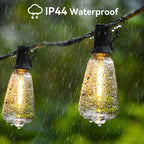 15M 20M 30M LED Garland Light String ST38 LED Lamp Bulb Outdoor IP44 Waterproof Wedding Lights Christmas Party Garden Decor Lamp