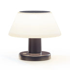 LED Solar table Light Outdoor Dimmable Solar Charge USB 2 in 1 Solar table lamp Outdoor & Indoor for table Warm White