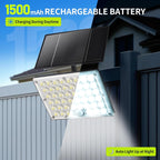 Solar Floodlight Outdoor Motion Sensor Solar Power Spotlights IP65 waterproof 234LED Safety Lighting Lamp for Yard Garage Garden