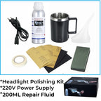 Repair Liquid Polymer Kit Car Headlight Renovation Kit Polishing Agent Scratch Remover Car Headlight Recovery Lamp Repair Kit