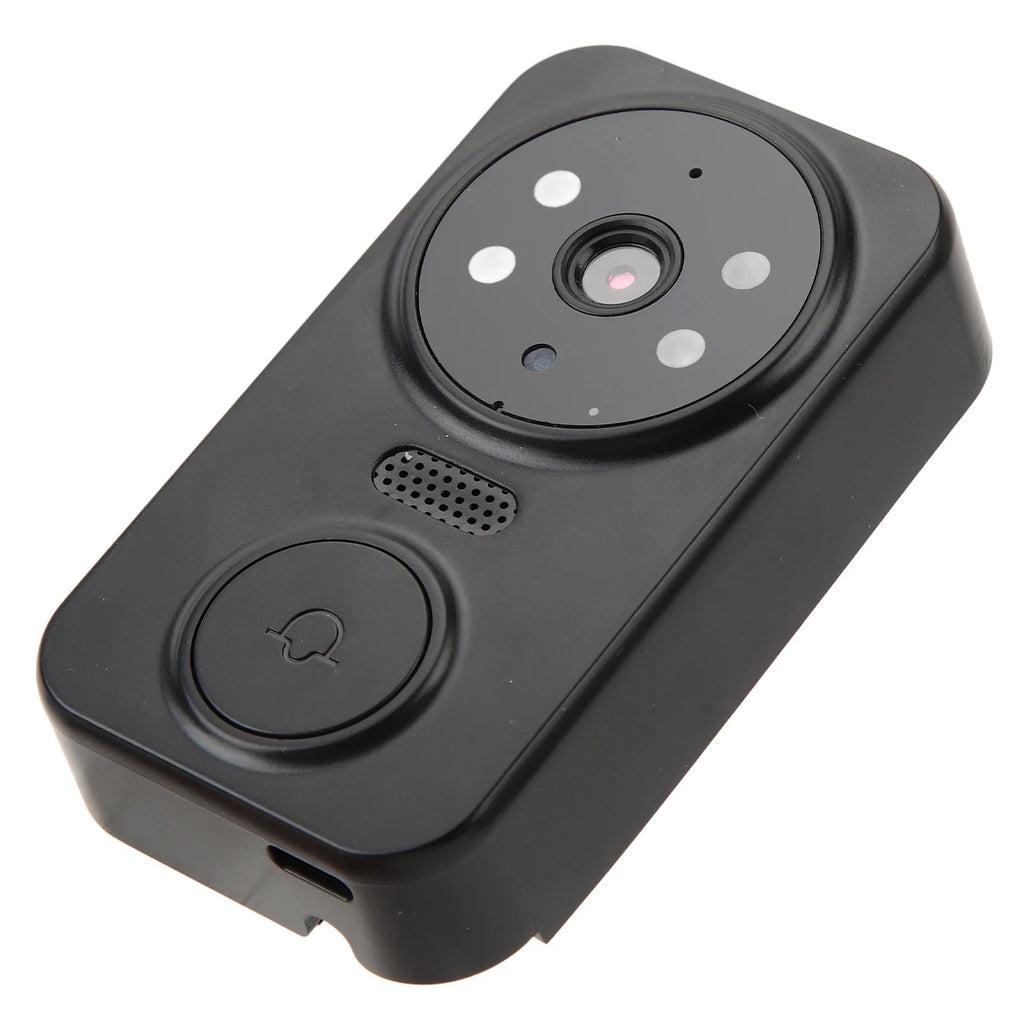 Sonerie video inteligentă WiFi 2.4G cu ecran și interfon vizual wireless – Monitorizare video HD, comunicație bidirecțională și viziune pe timp de noapte
