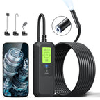 Endoscope Camera with Light 1080P Dual Lens WIFI Inspection Camera IP67 Waterproof and Semi-Rigid For IOS Android IPHONE