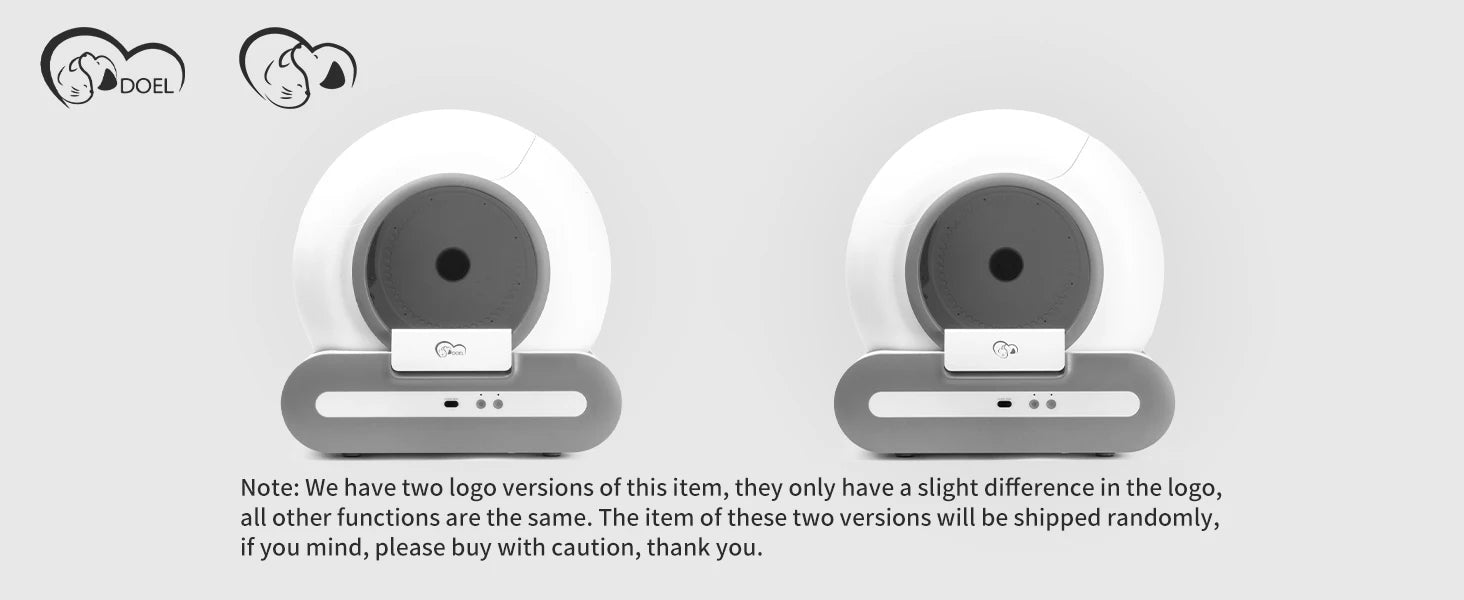 Toaletă automată pentru pisici DOEL, cu auto-curățare și control prin aplicație – Smart Cat Litter Box cu covoraș pentru nisip, potrivită pentru mai multe pisici de talie mare