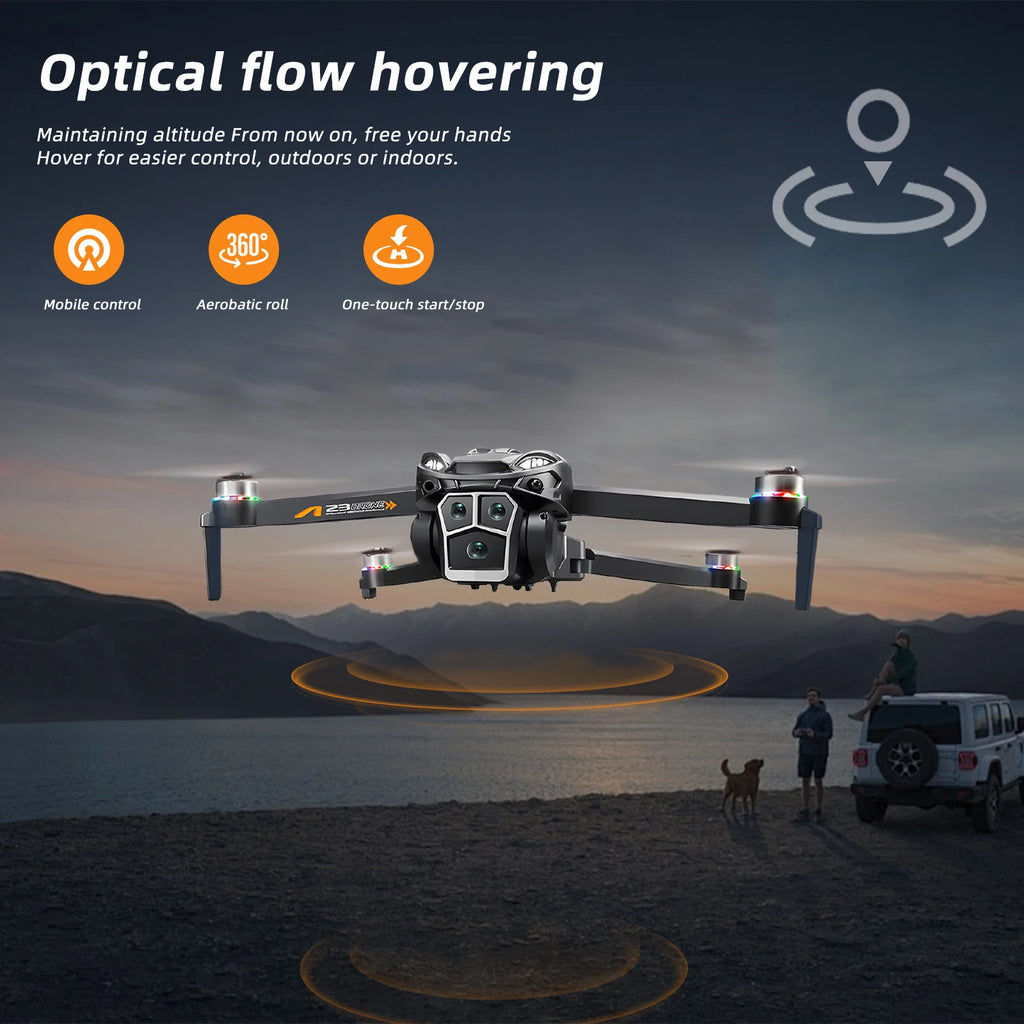 Podofo New Drone 4k Dual Camera  Mini Helicopter Quadcopter Toy Obstacle Avoidance Foldable RC Drone Headless Mode Mini Drones