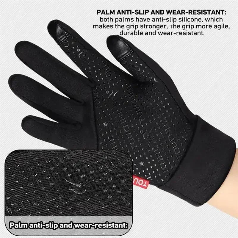 Winter Warm Rechargeable Electric Liner Heated Gloves Outdoor Riding Skiing Motorcycling Gloves Cycling Accessories Hand Warmer