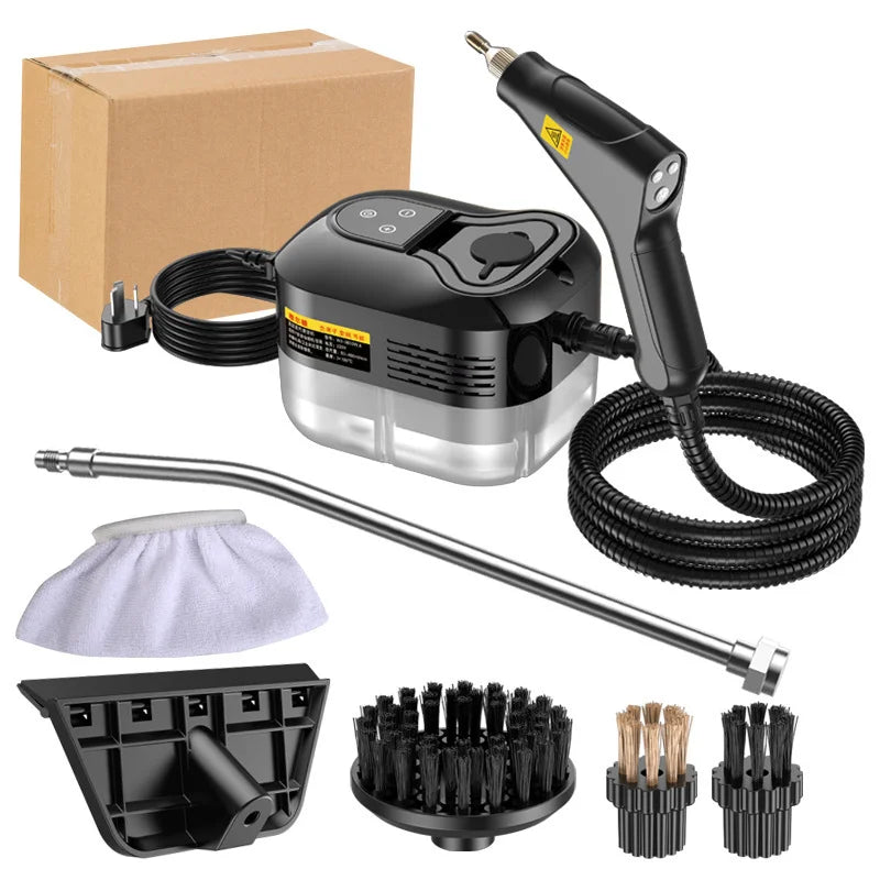 2500W High Temperature and Pressure Handheld Steam Cleaners Air Conditioner Kitchen Hood Car Steam Clean Machine Floor Cleaning