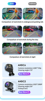 Hizpo 720P 1080P AHD Reverse Camera Packing Assistance Night Vision Auto Parking Camera Adjustable Bracket AHDC6