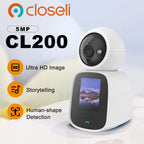 Closeli CL200 5MP Wi-Fi Video Calling Camera Motion Detection Security IP Camera Ultra HD Image Full-color Night Vision Monitor